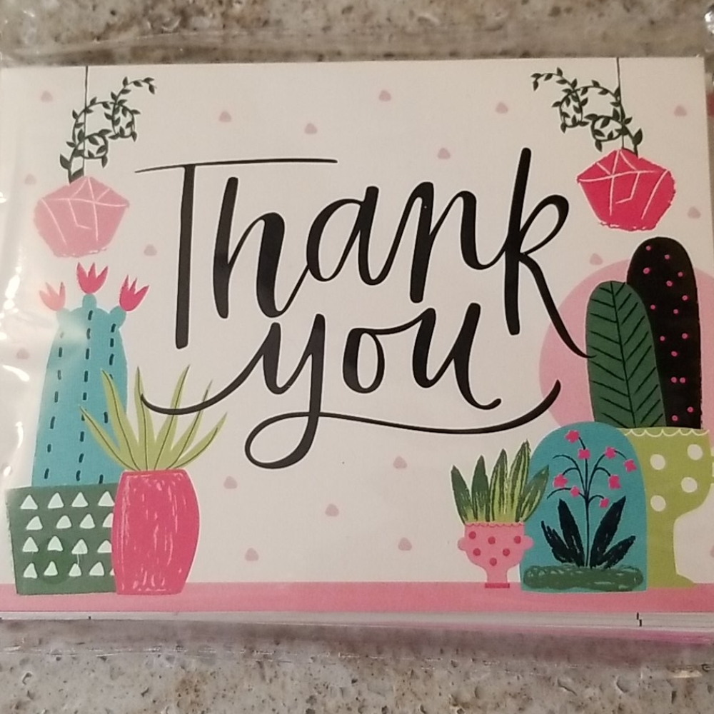 15 count THANK YOU cards with envelopes